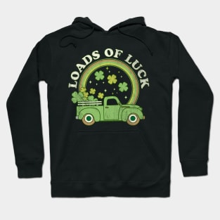 Loads of Luck Cute Green Truck - Shamrock Saint Patricks Day Hoodie